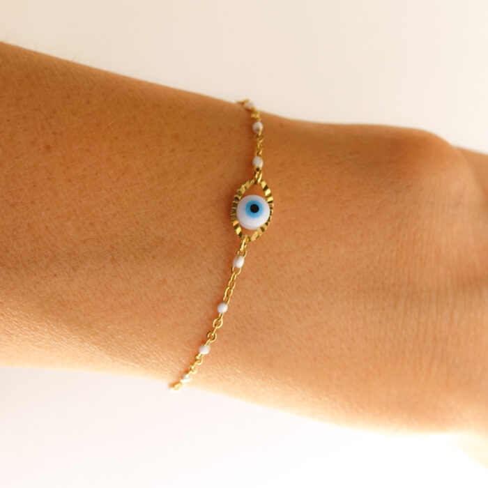 Bracelet œil doré