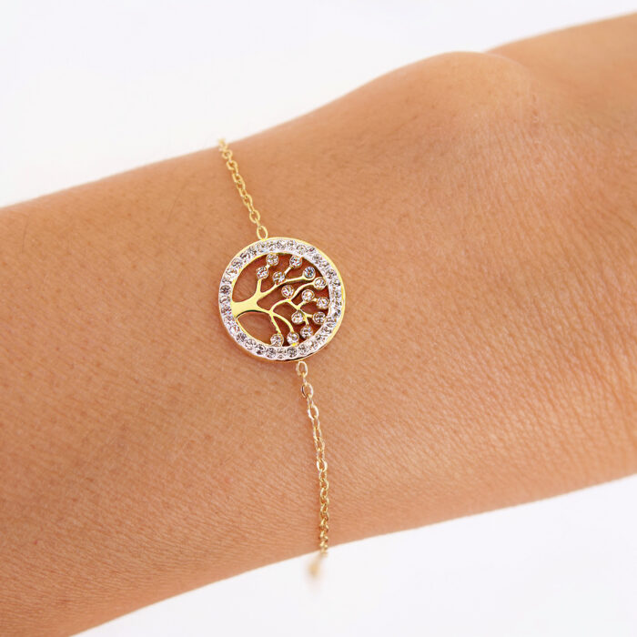 Shiny Tree of Life Bracelet