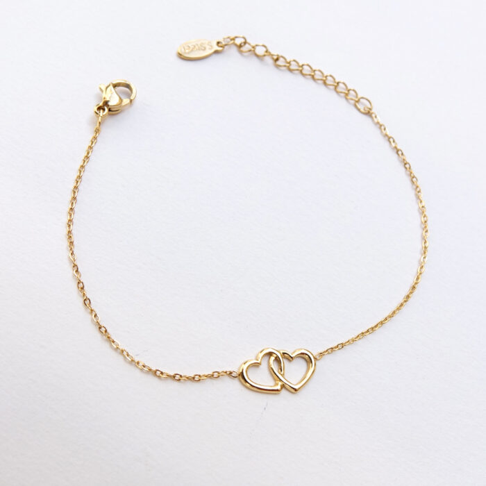 Bracelet double Coeur - Image 3
