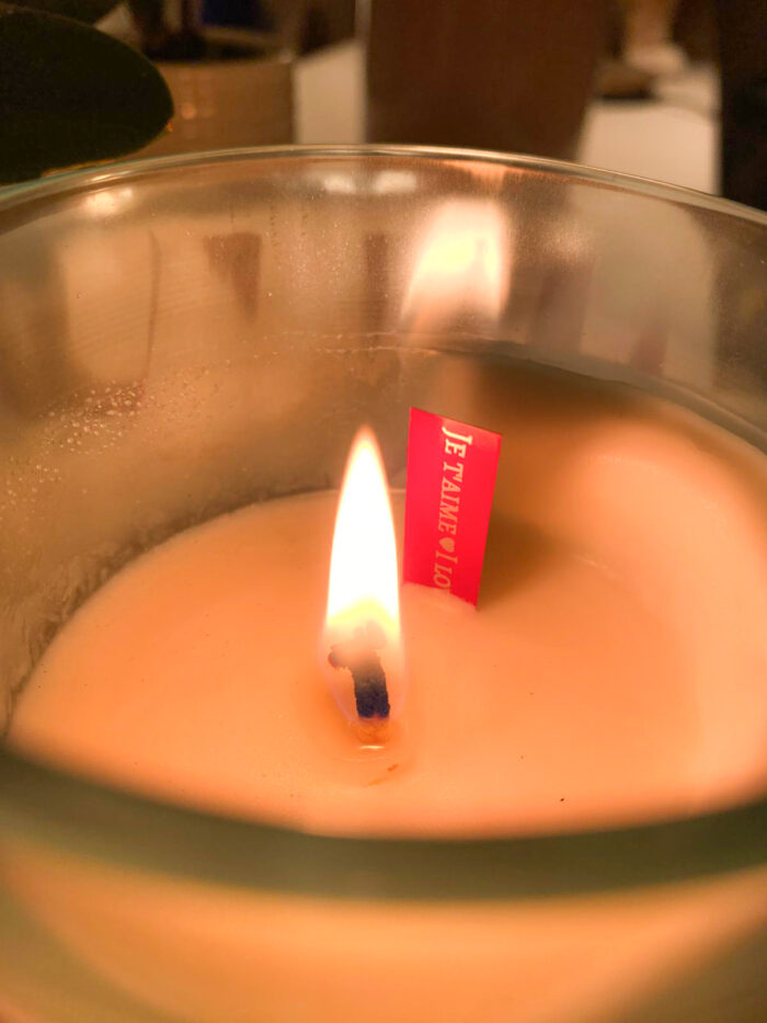 Bougie à message personnalisé – Image 3