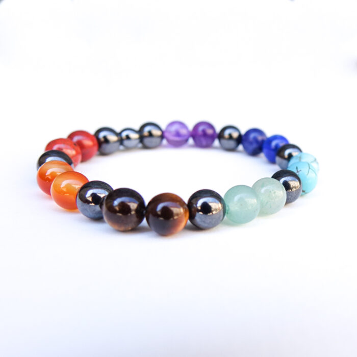 Bracelet "7 CHAKRAS"+ Hématite magnétique – Image 7