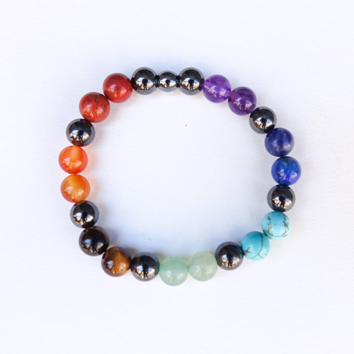 Bracelet "7 CHAKRAS"+ Hématite magnétique – Image 2