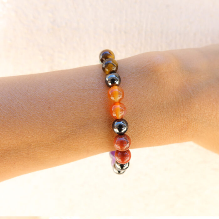 Bracelet "7 CHAKRAS"+ Hématite magnétique – Image 4