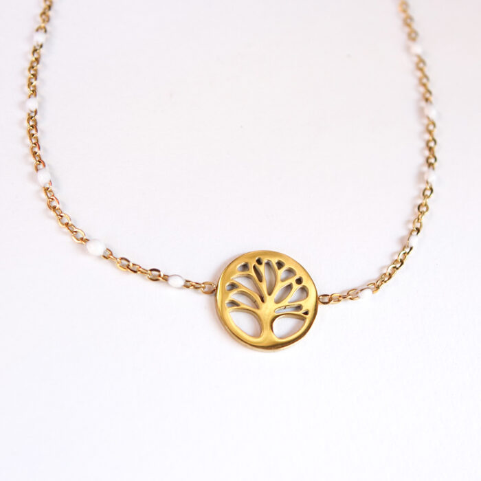 Bracelet Arbre de vie avec chaîne rosaire – Image 6