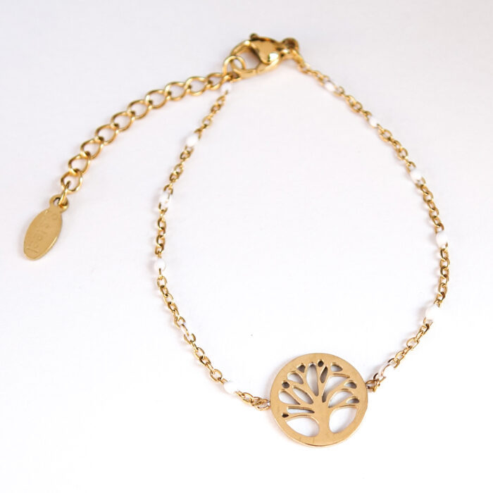 Bracelet Arbre de vie avec chaîne rosaire – Image 3